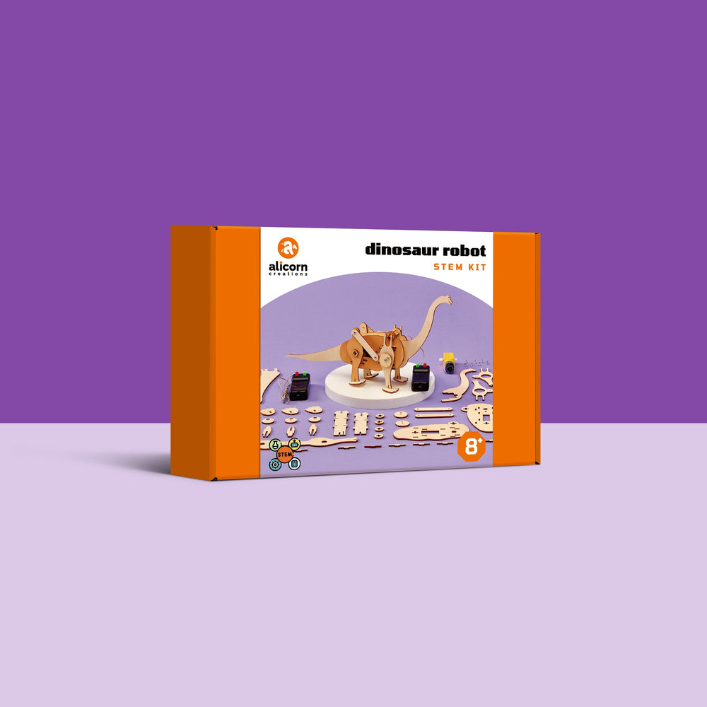 Dinosaur Robot Brachiosaurus DIY Kit, Educational STEM Toy (ONLINE ORDER ONLY)