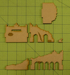 Middle East One Story Building (MDF) - 15MMDF012-D (Online Order Only)