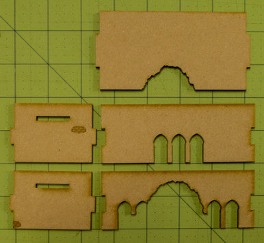 Middle East One Story Building (MDF) - 15MMDF013-D (Online Order Only)