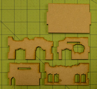 Middle East One Story Building (MDF) - 15MMDF014-D (Online Order Only)