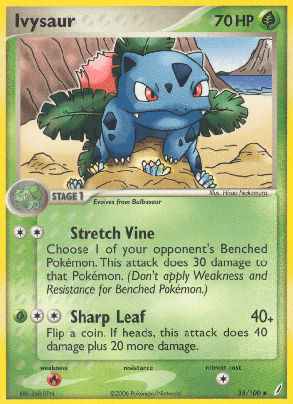 Ivysaur (35/100) [EX: Crystal Guardians] (Online Only)