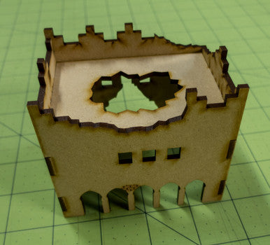 Middle East Two Story Building (MDF) - 15MMDF016-D (Online Order Only)