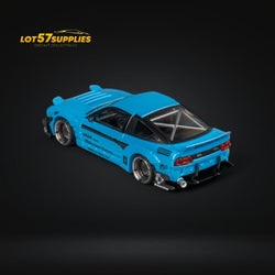 MicroTurbo Custom 180SX Pandem Rocket Bunny Baby Blue 1:64 MT6407C2 (ONLINE ORDER ONLY)
