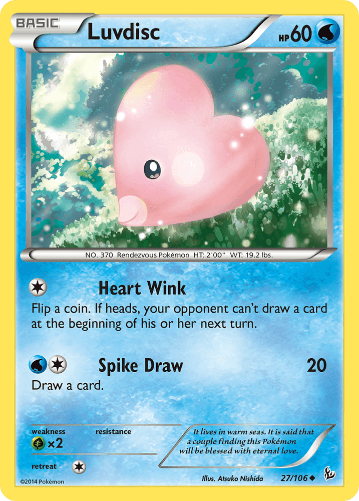 Luvdisc (27/106) [XY: Flashfire] (Online Only)