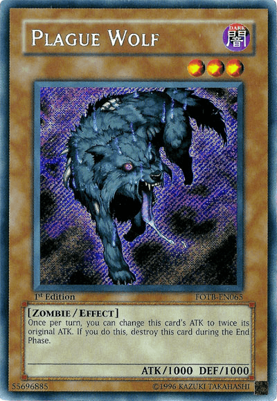 Plague Wolf [FOTB-EN065] Secret Rare (ONLINE ORDER ONLY)
