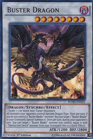 Buster Dragon [BOSH-EN052] Ultra Rare (ONLINE ORDER ONLY)