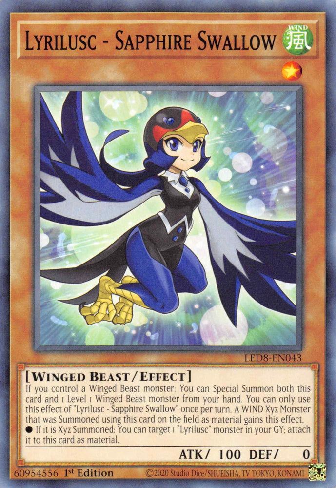 Lyrilusc - Sapphire Swallow [LED8-EN043] Common (ONLINE ORDER ONLY)