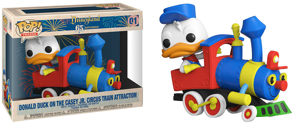 Donald Duck on the Casey Jr. Circus Train Attraction (Trains) 01 (Online Order Only)