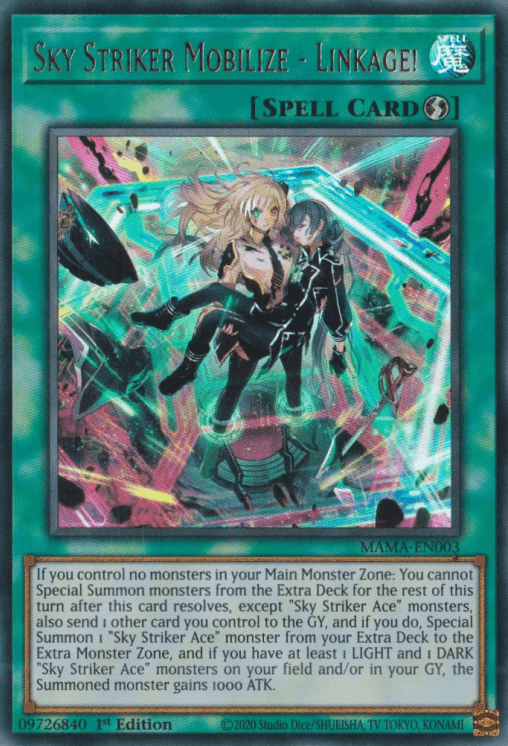 Sky Striker Mobilize - Linkage! [MAMA-EN003] Ultra Rare (ONLINE ORDER ONLY)