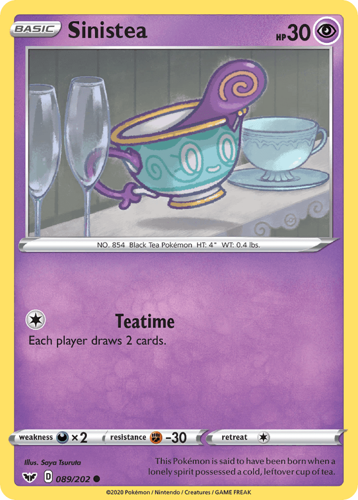 Sinistea (089/202) [Sword & Shield: Base Set] (Online Only)