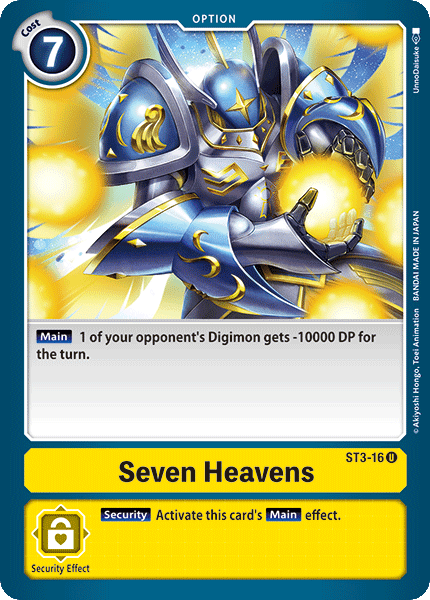 Seven Heavens [ST3-16] [Starter Deck: Heaven's Yellow] (ONLINE ORDER ONLY)