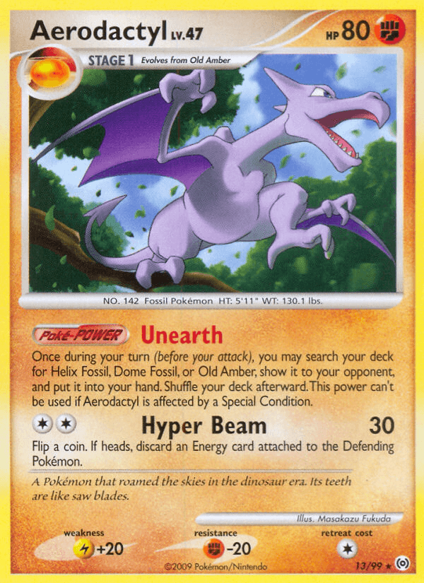 Aerodactyl (13/99) [Platinum: Arceus] (Online Only)