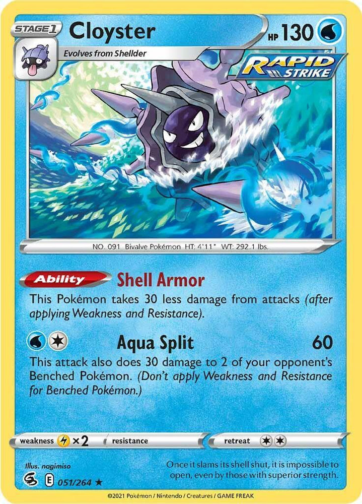 Cloyster (051/264) [Sword & Shield: Fusion Strike] (Online Only)