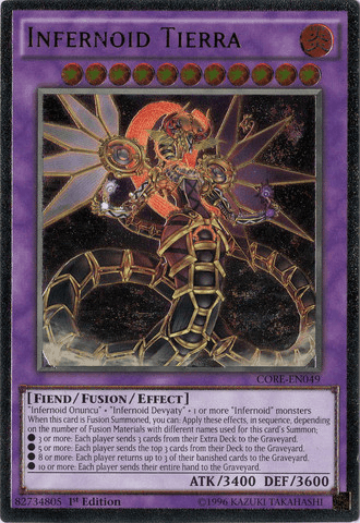 Infernoid Tierra [CORE-EN049] Ultimate Rare (ONLINE ORDER ONLY)
