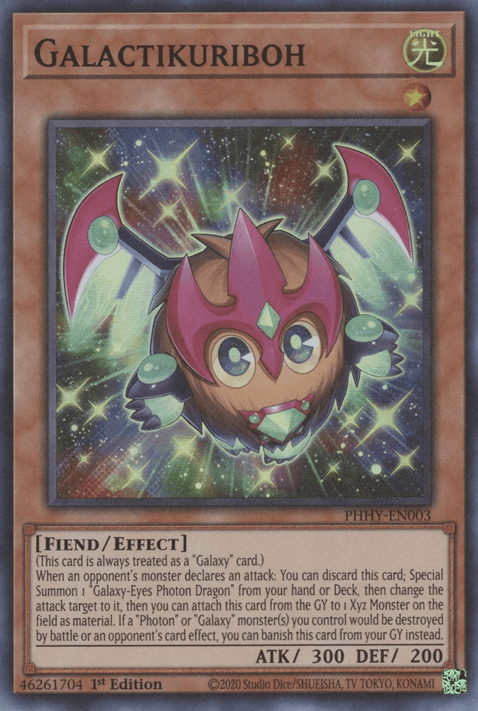 Galactikuriboh [PHHY-EN003] Super Rare (ONLINE ORDER ONLY)