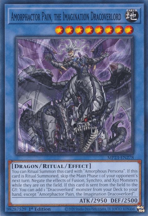 Amorphactor Pain, the Imagination Dracoverlord [MP23-EN278] Common (ONLINE ORDER ONLY)