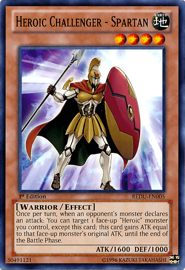 Heroic Challenger - Spartan [REDU-EN005] Common (ONLINE ORDER ONLY)