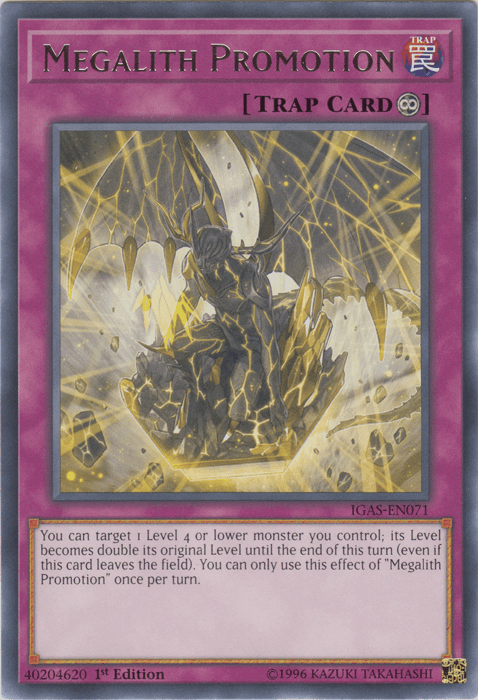 Megalith Promotion [IGAS-EN071] Rare (ONLINE ORDER ONLY)