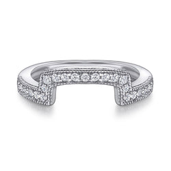 The Violet - Silver Wedding Ring Set (ONLINE ORDER ONLY)