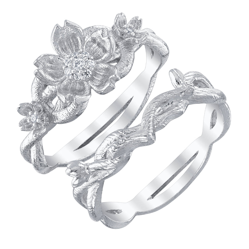 Disney X RockLove DISNEY MULAN Mulan Cherry Blossom Stacker Rings (ONLINE ORDER ONLY)