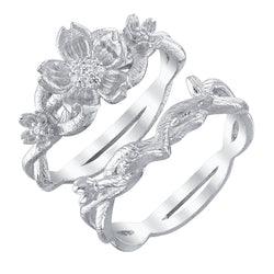 Disney X RockLove DISNEY MULAN Mulan Cherry Blossom Stacker Rings (ONLINE ORDER ONLY)