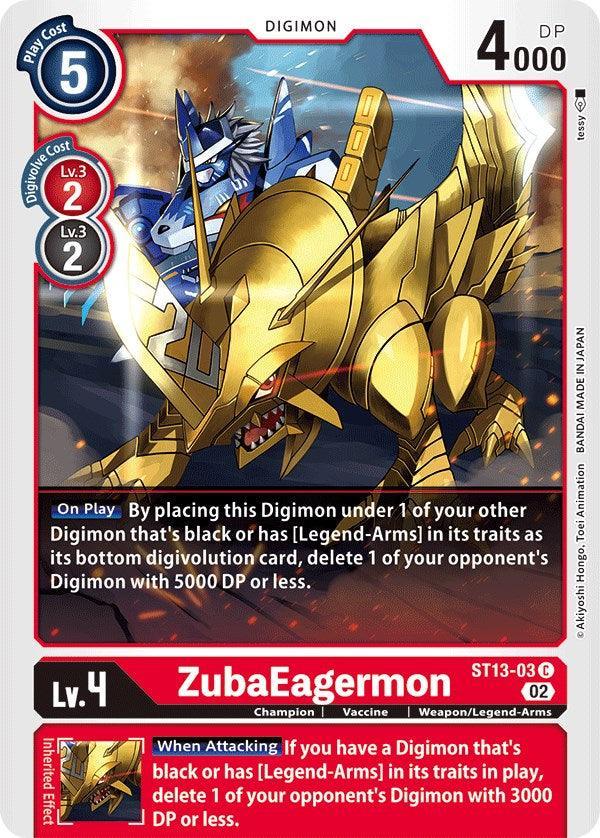 ZubaEagermon [ST13-03] [Starter Deck: Ragnaloardmon] (ONLINE ORDER ONLY)