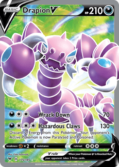 Drapion V (175/185) [Sword & Shield: Vivid Voltage] (Online Only)