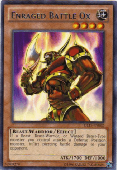 Enraged Battle Ox (Blue) [DL15-EN002] Rare (ONLINE ORDER ONLY)