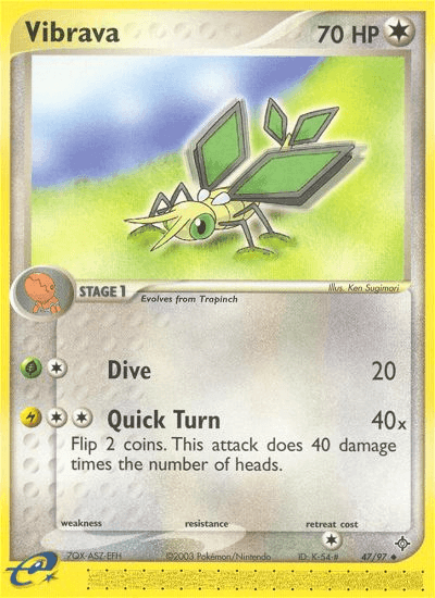 Vibrava (47/97) [EX: Dragon] (Online Only)