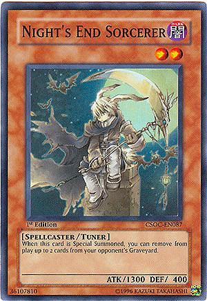 Night's End Sorcerer [CSOC-EN087] Super Rare (ONLINE ORDER ONLY)