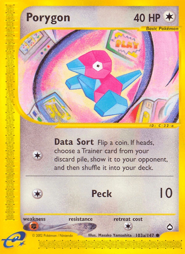 Porygon (103a/147) [Aquapolis] (Online Only)