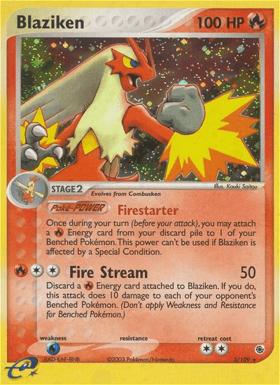 Blaziken (3/109) [EX: Ruby & Sapphire] (Online Only)