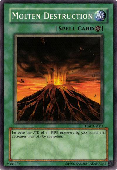Molten Destruction [DB1-EN061] Common (ONLINE ORDER ONLY)