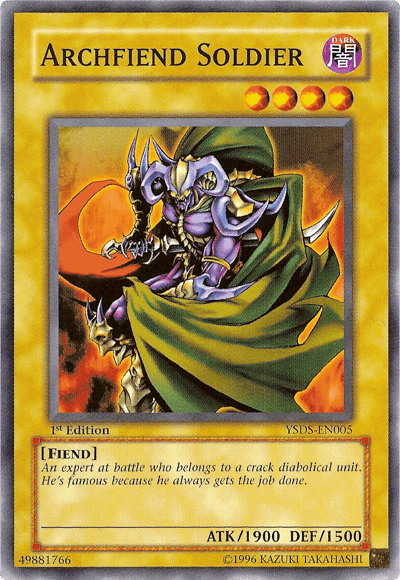 Archfiend Soldier [YSDS-EN005] Common (ONLINE ORDER ONLY)