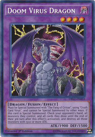 Doom Virus Dragon [DRL2-EN003] Secret Rare (ONLINE ORDER ONLY)