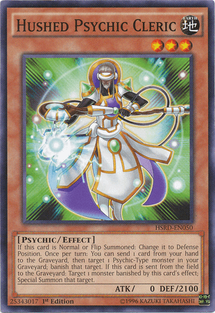 Hushed Psychic Cleric [HSRD-EN050] Common (ONLINE ORDER ONLY)