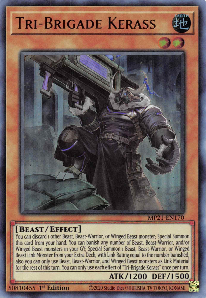 Tri-Brigade Kerass [MP21-EN170] Ultra Rare (ONLINE ORDER ONLY)