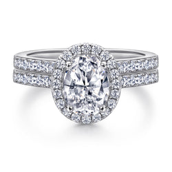 The Ada - Silver Wedding Ring Set (ONLINE ORDER ONLY)