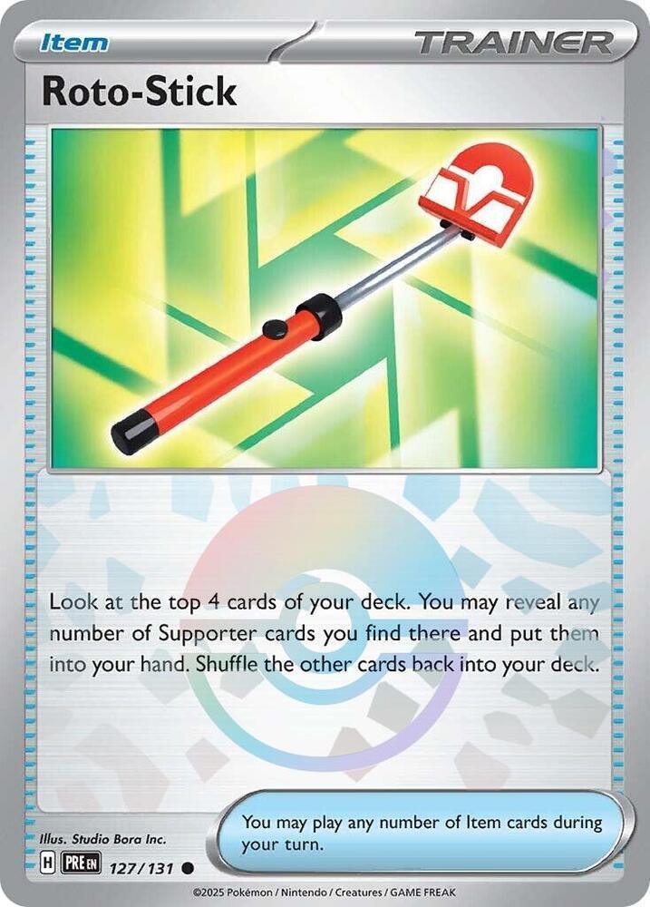 Roto-Stick (127/131) (Poke Ball Pattern) [Scarlet & Violet: Prismatic Evolutions] (Online Only)