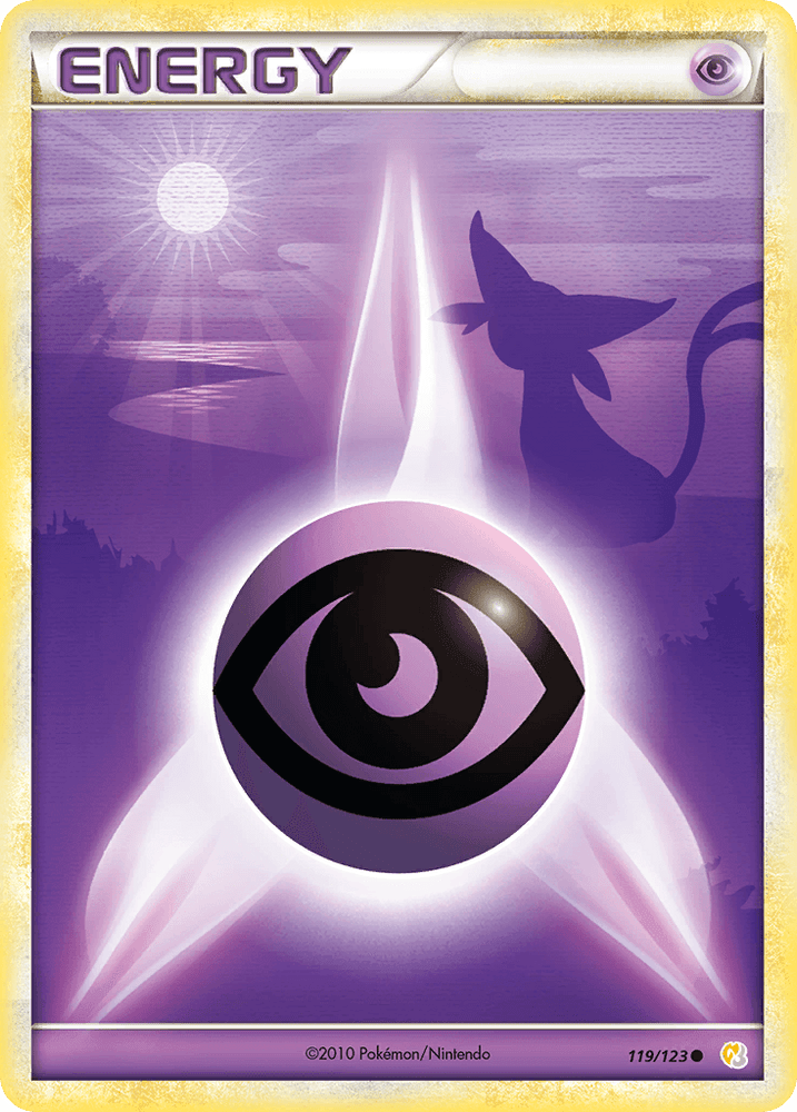 Psychic Energy (119/123) [HeartGold & SoulSilver: Base Set] (Online Only)