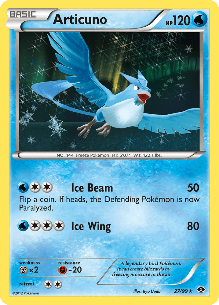 Articuno (27/99) [Black & White: Next Destinies] (Online Only)