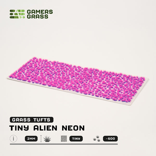 Gamers Grass Tufts: Tiny Alien Tufts- Neon 2mm (ONLINE ORDER ONLY)