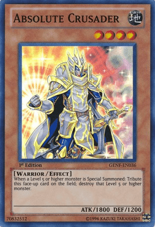 Absolute Crusader [GENF-EN036] Super Rare (ONLINE ORDER ONLY)