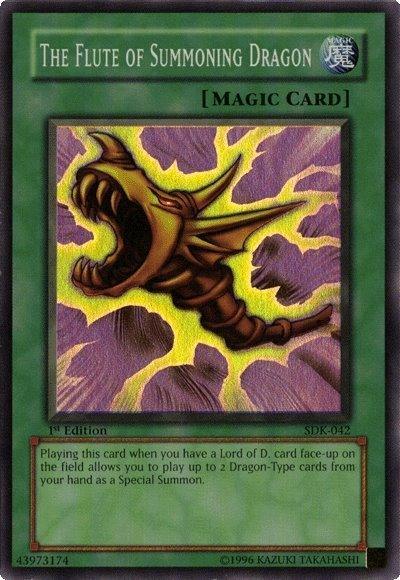 The Flute of Summoning Dragon [SDK-042] Super Rare (ONLINE ORDER ONLY)