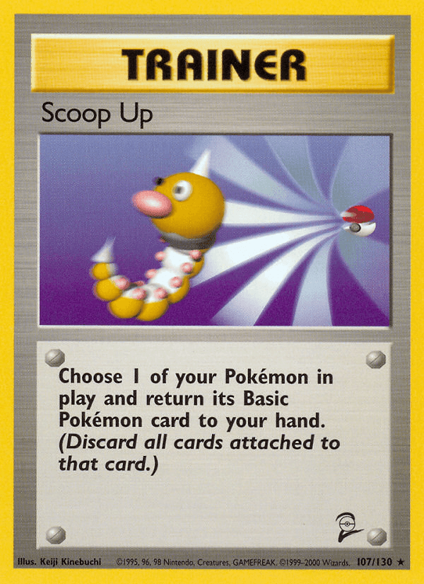 Scoop Up (107/130) [Base Set 2] (Online Only)