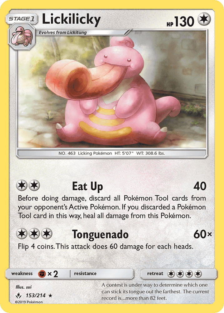 Lickilicky (153/214) [Sun & Moon: Unbroken Bonds] (Online Only)