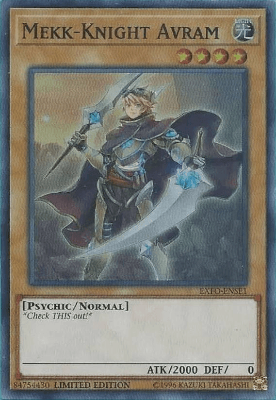 Mekk-Knight Avram [EXFO-ENSE1] Super Rare (ONLINE ORDER ONLY)