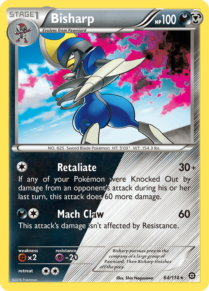 Bisharp (64/114) [XY: Steam Siege] (Online Only)