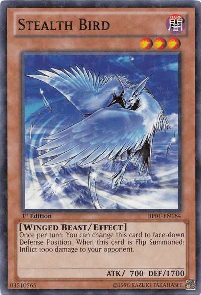 Stealth Bird [BP01-EN184] Starfoil Rare (ONLINE ORDER ONLY)