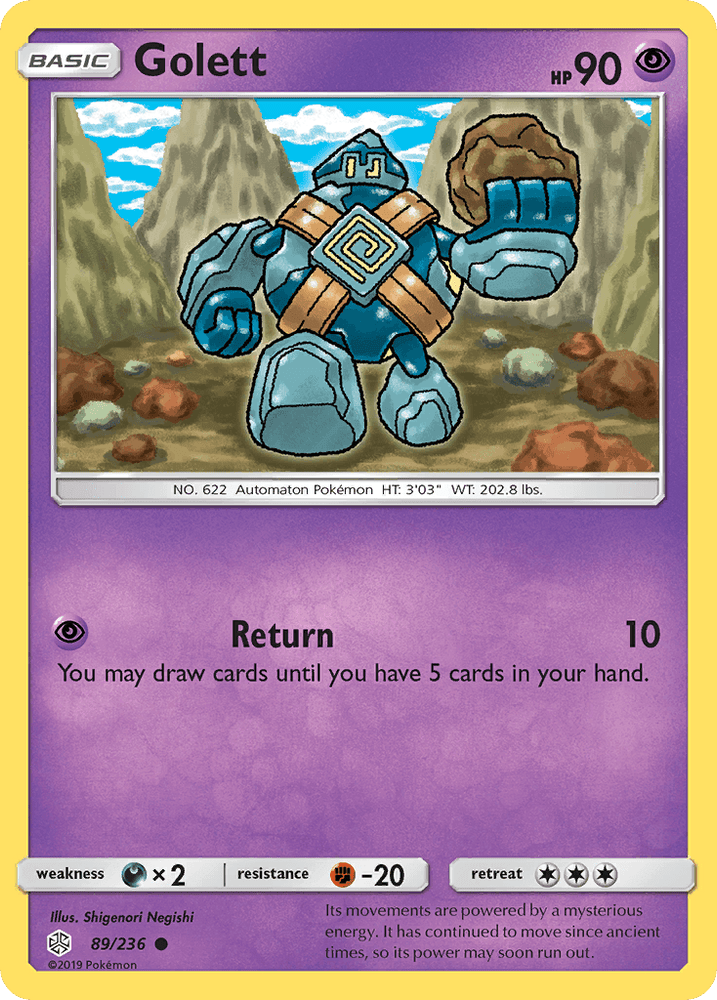 Golett (89/236) [Sun & Moon: Cosmic Eclipse] (Online Only)